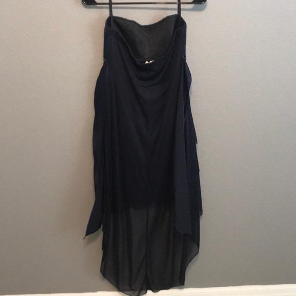 Strapless High Low Deb Dress - Picture 2 of 3